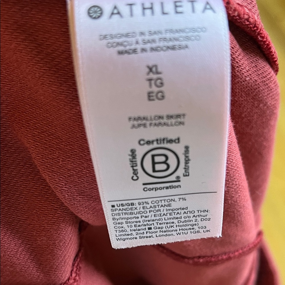 Athleta jersey cotton skirt xL - Picture 5 of 5